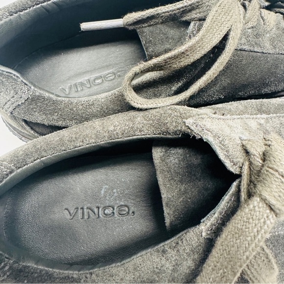 VINCE WOMENS SIZE 5 lace up charcoal - Picture 4 of 6